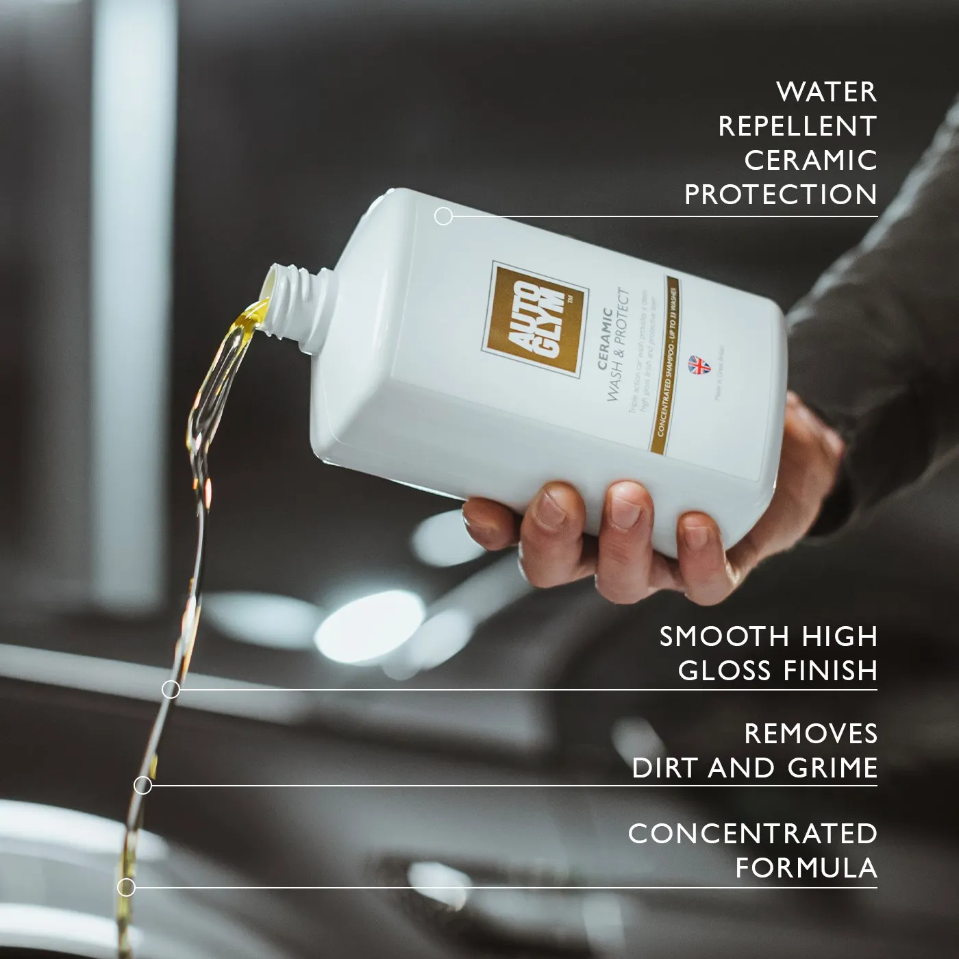 Autoglym Ceramic Shampoo Wash & Protect 1L - Image 2