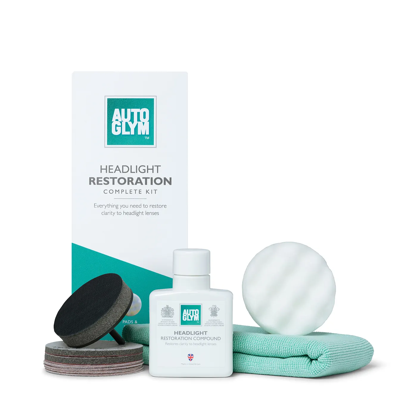 Autoglym Headlight Restoration Complete Kit