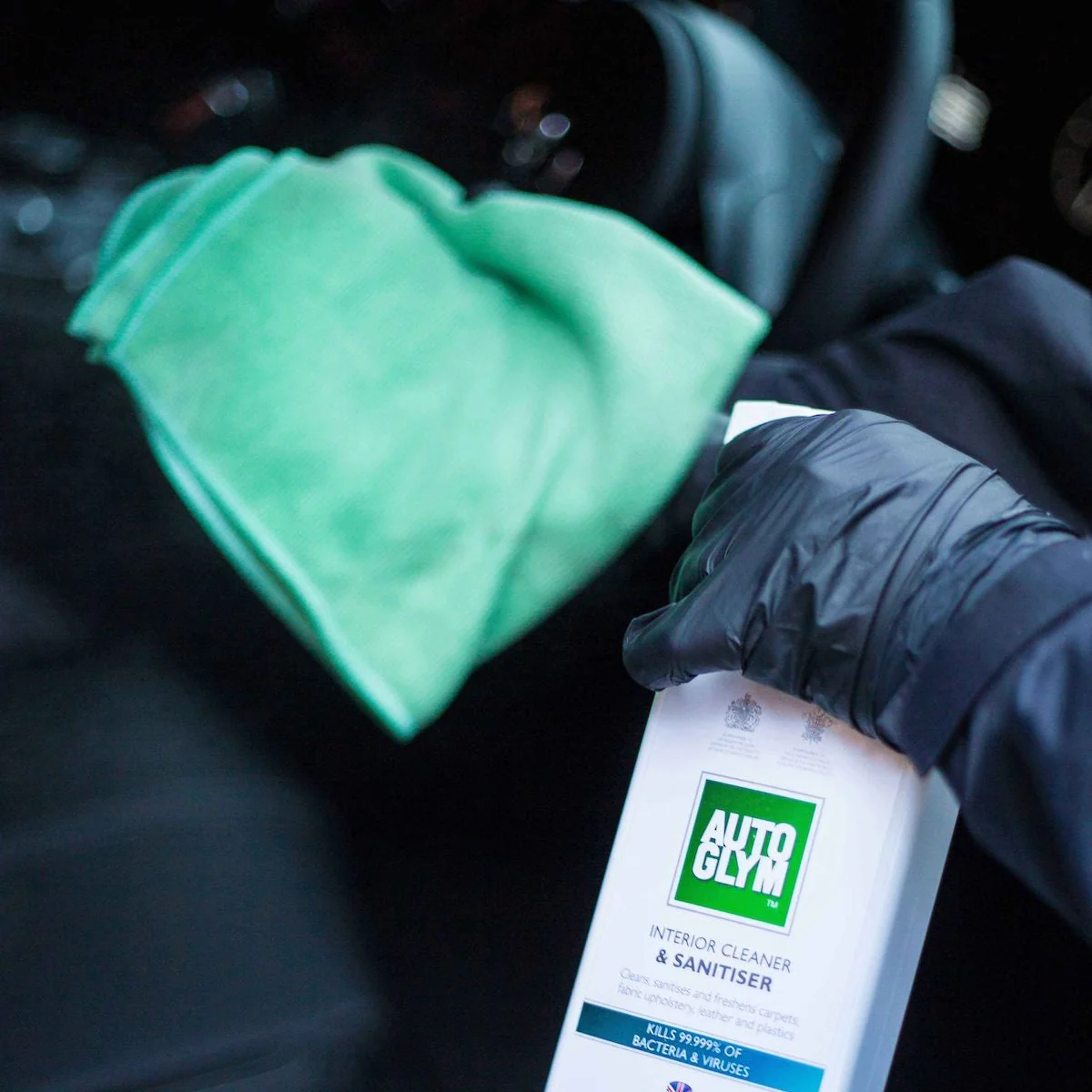 Autoglym Interior Cleaner & Sanitiser 500ml - Image 4