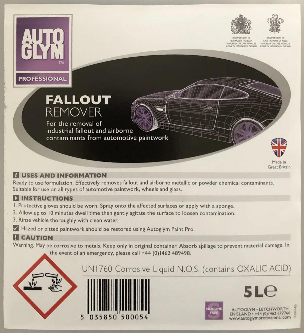 Autoglym Professional Fallout Remover 5L - Image 3