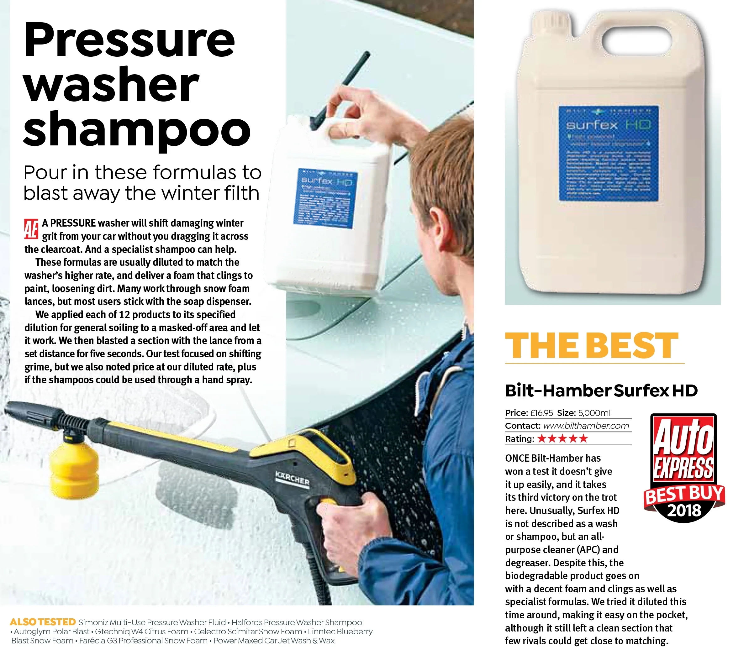 Bilt Hamber Surfex-HD 5L All Purpose Cleaner (APC) & Degreaser - Image 6