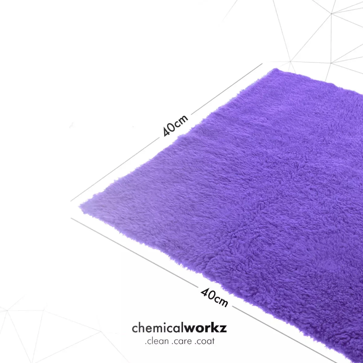 Chemicalworkz Edgeless Soft Touch Towel 500gsm - Purple - Image 4