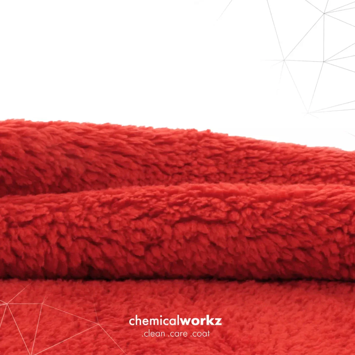 Chemicalworkz Edgeless Soft Touch Towel 500gsm - Red - Image 4