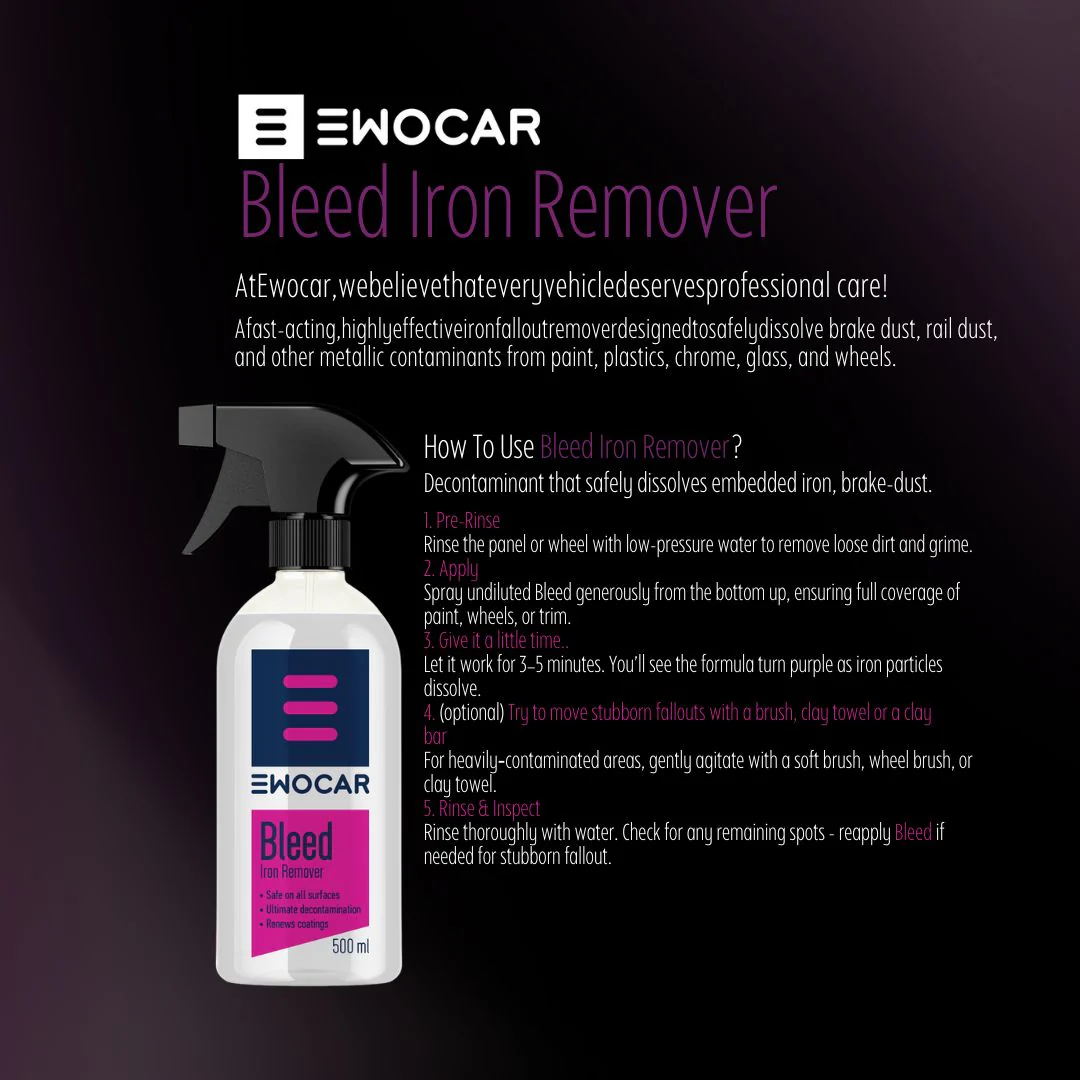 EWOCAR Bleed Wheel Cleaner and Iron Fallout Remover - Image 6