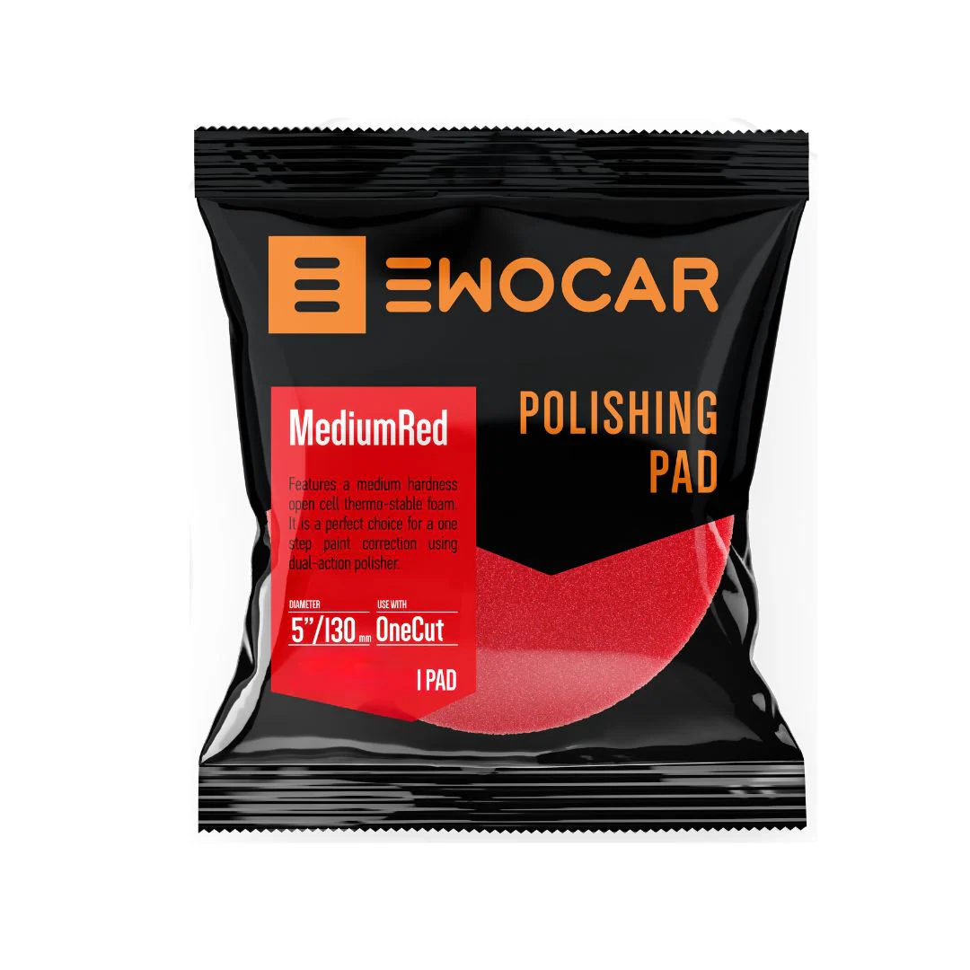 EWOCAR Polishing Pad Red 5" - Medium - Image 3