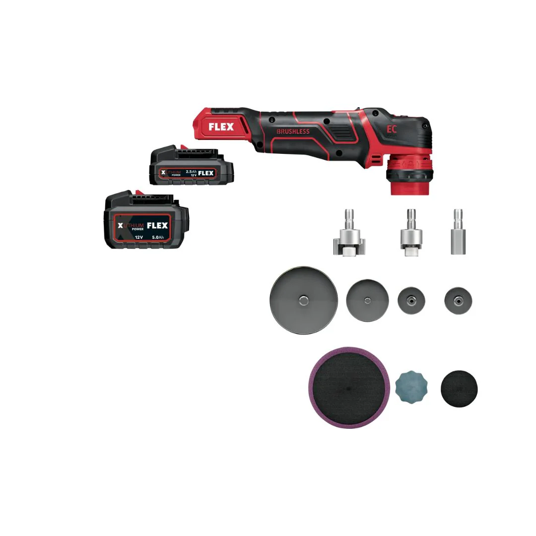 Flex PXE 80 Mini Cordless Polisher Kit (New 2025 12V Version) - Image 4