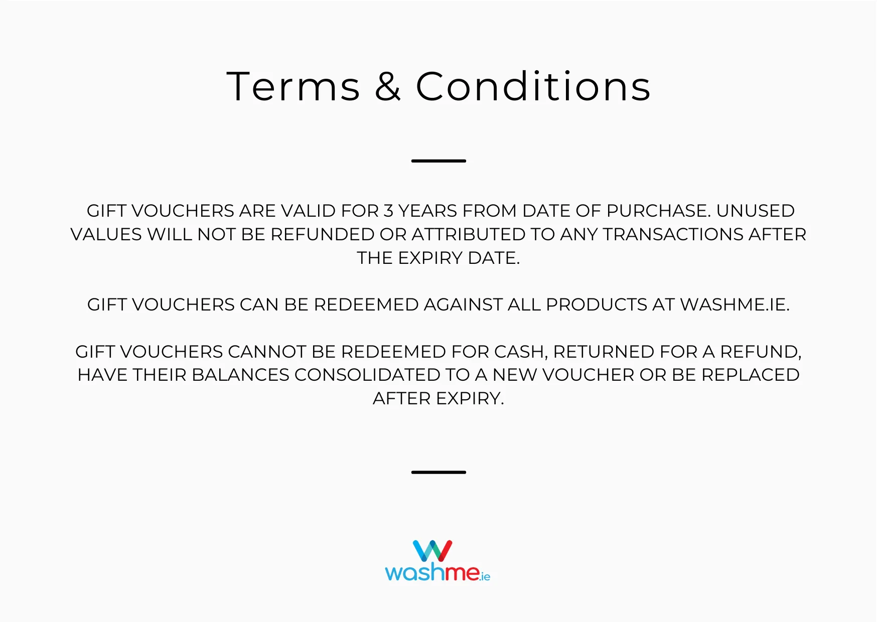 washme.ie eGift Card (Digital Gift Voucher) - Image 5