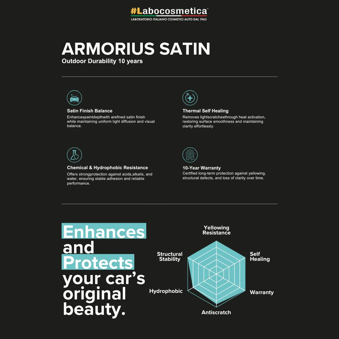 Labocosmetica ARMORIUS SATIN PPF Paint Protection Film - Image 3