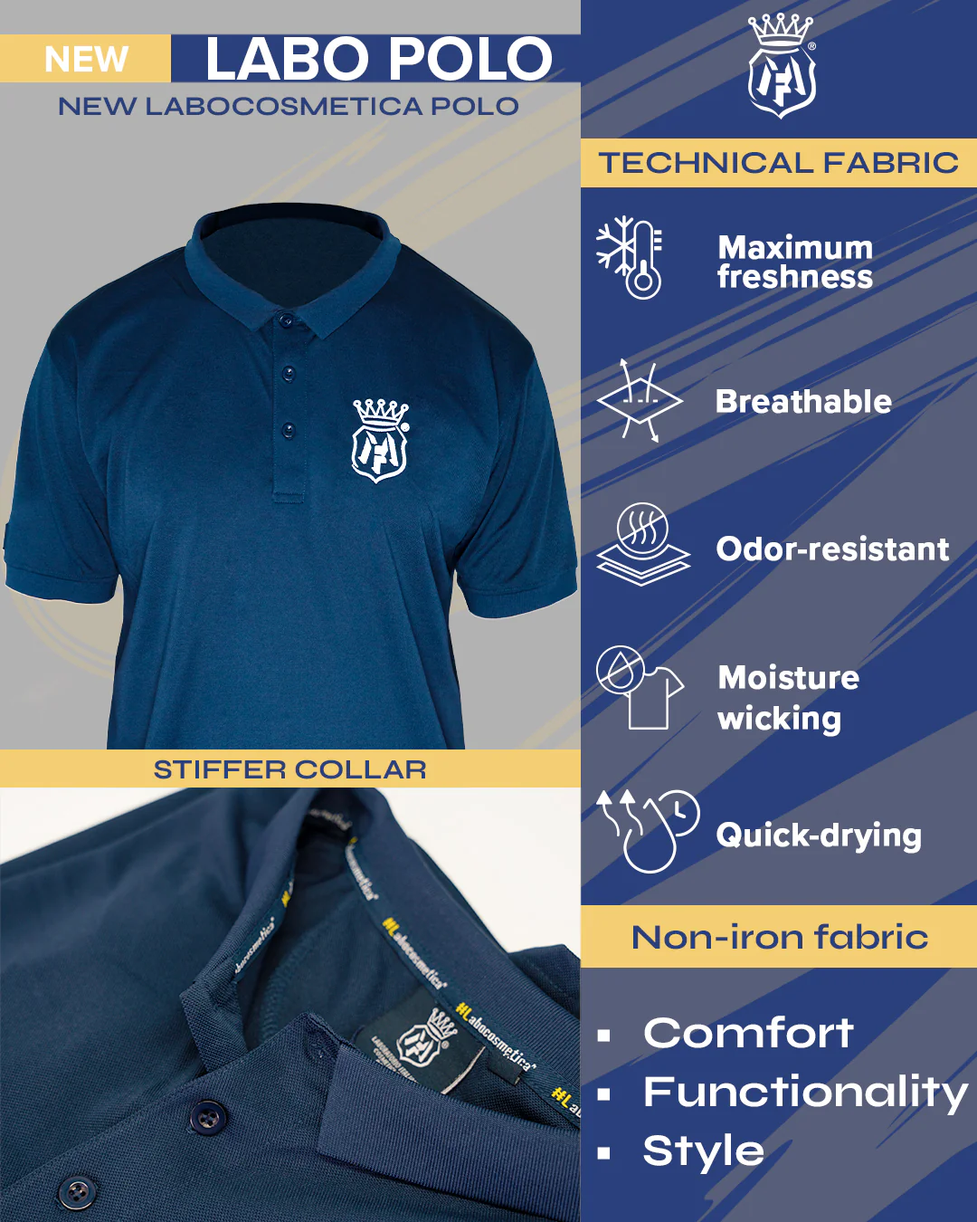 Labocosmetica POLO Shirt Dry Tech - Image 2