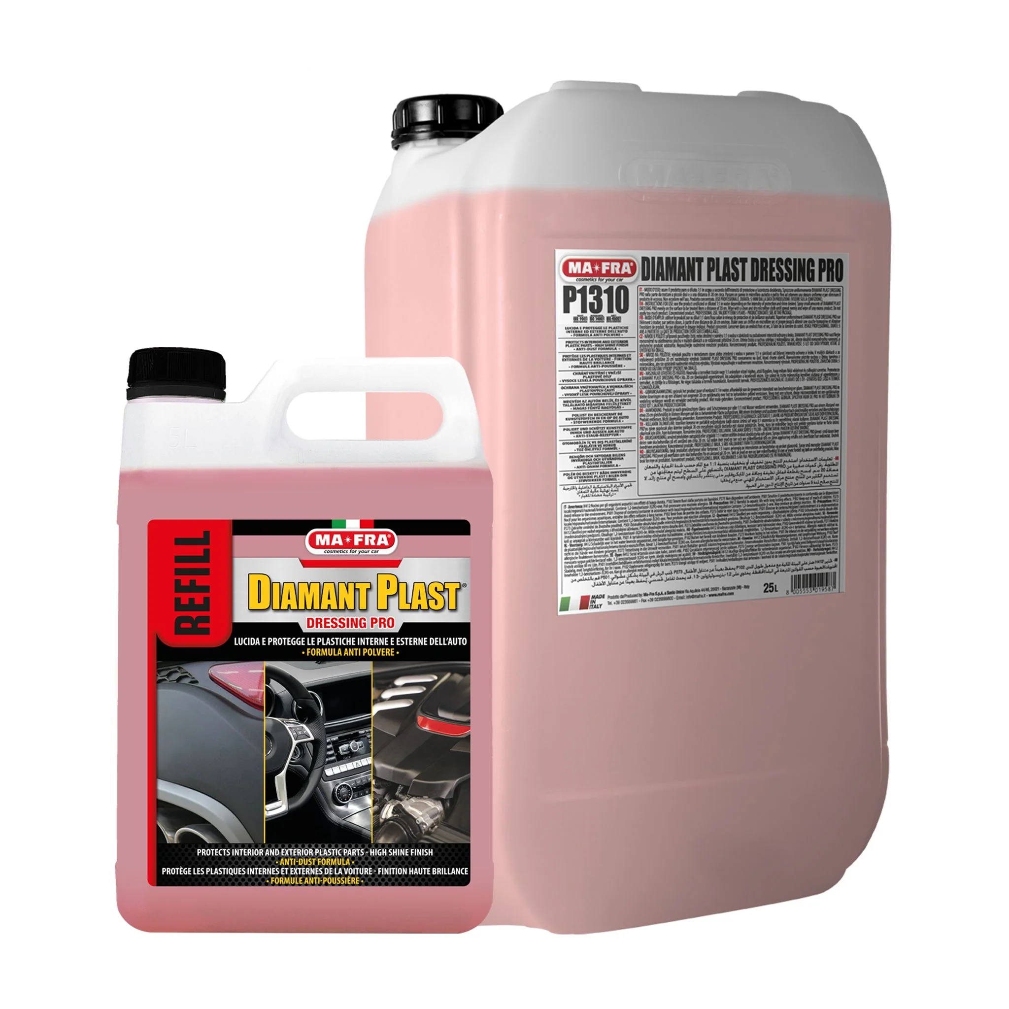 MaFra Diamant Plast Pro Plastic Trim Dressing & Dashboard Shine