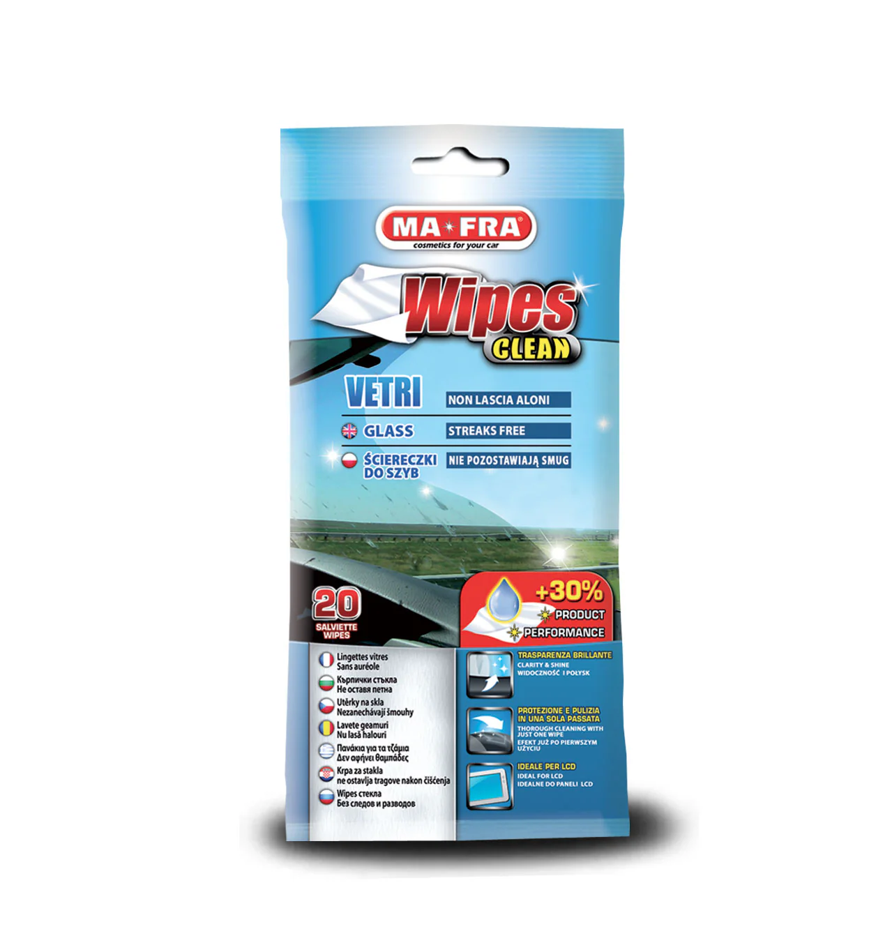 MaFra Glass Wipes (20pcs)