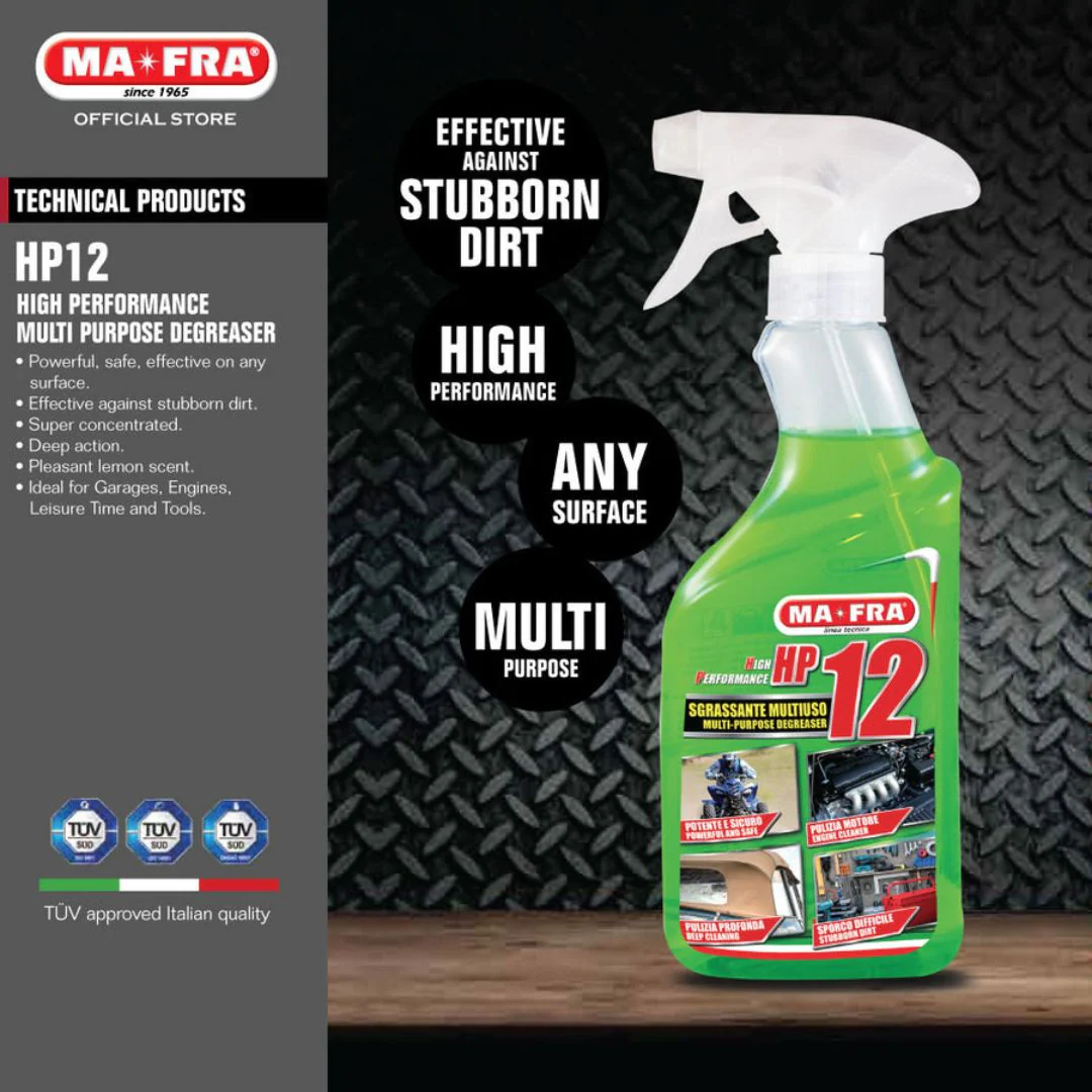 MaFra HP12 High Performance Heavy Duty Industrial All Purpose Cleaner and Degreaser - Image 4