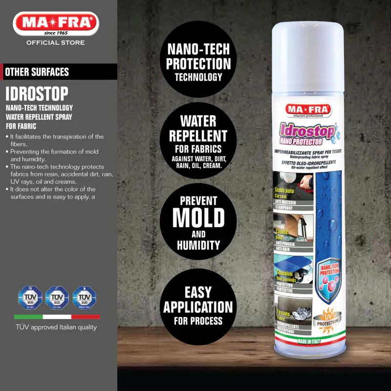 MaFra Idrostop Fabric and Convertible Soft Top Protector 300ml - Image 3