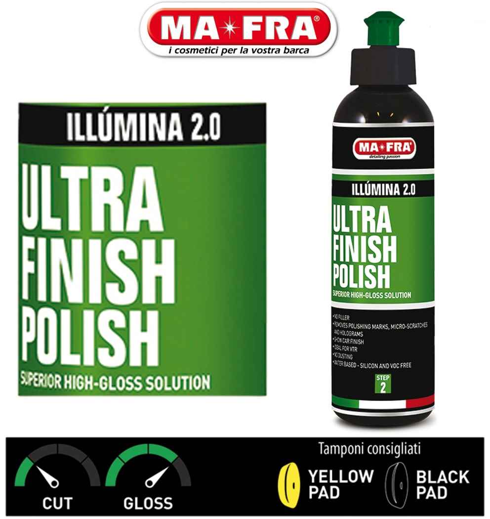 MaFra Illumina 2.0 Ultra Finishing Polish 250ml - Image 2