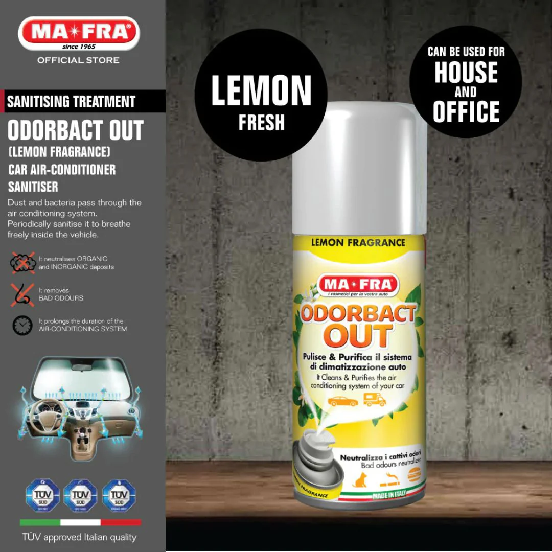 MaFra Odorbact Out Air Condition Sanitiser - Lemon Scent - Image 2