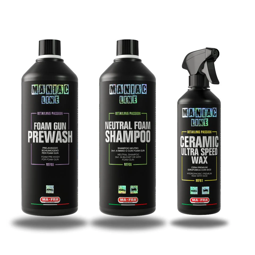 Maniac Foam Gun Wash Kit with Ultra Ceramic Speed Wax