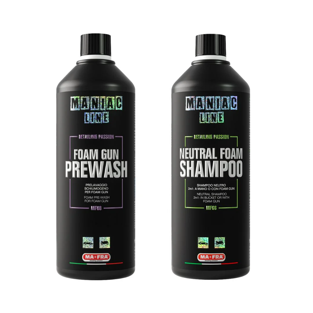 Maniac Snow Foam Pre-Wash and Foaming Shampoo Set