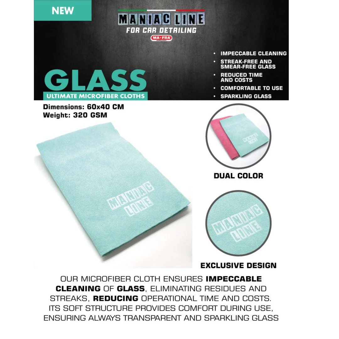Maniac Ultimate Microfibre Glass Cloths - Image 12