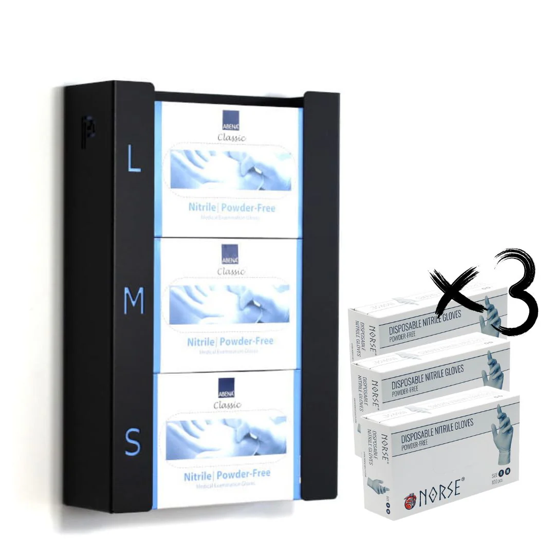 Poka Premium Triple Glove Box Holder with Norse Blue Gloves - Image 5