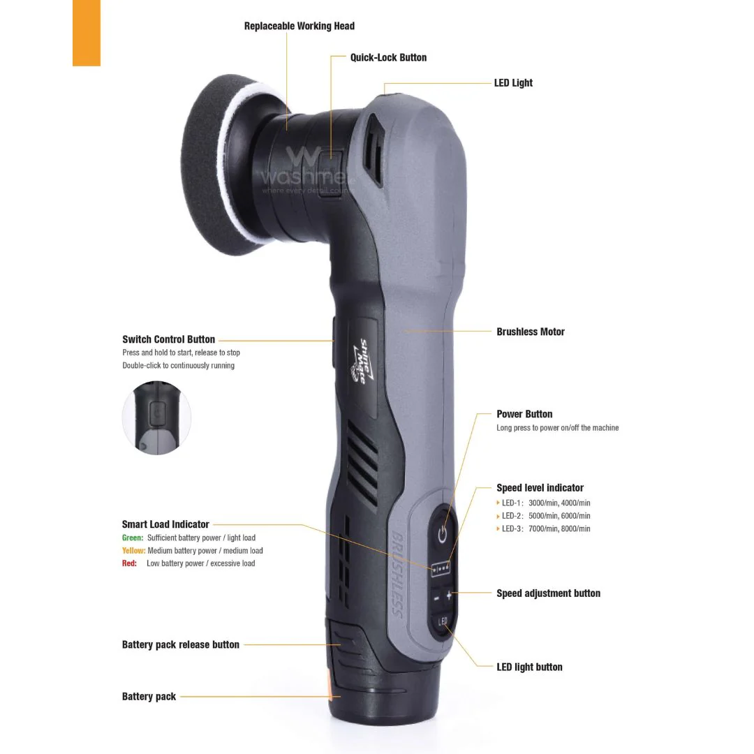 ShineMate EB210 Cordless Polisher Kit - Image 4
