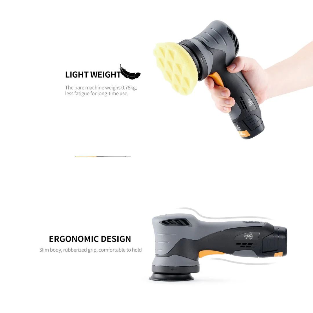 ShineMate EB212 Cordless Direct Drive 3" DA Polisher (12mm Throw) - Image 10