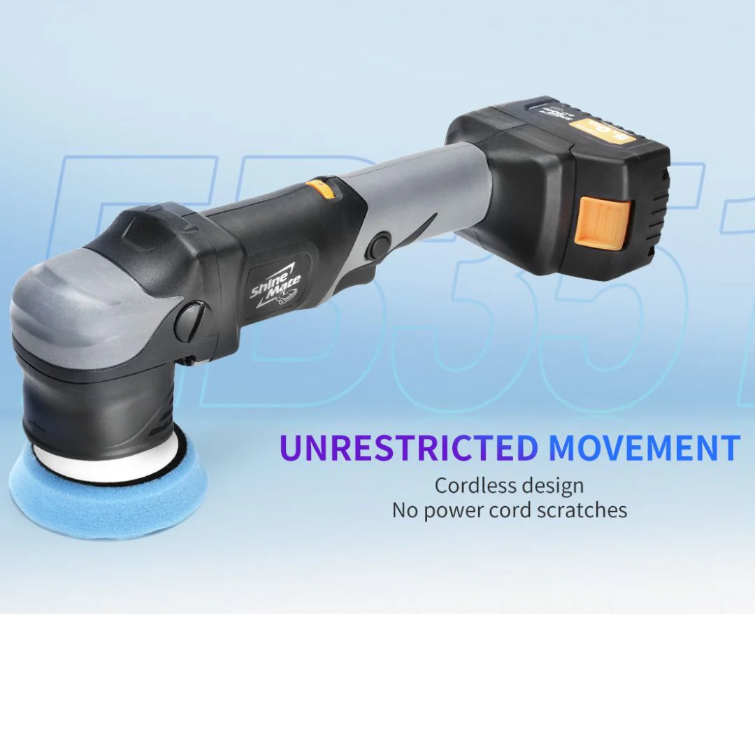 ShineMate EB351-3/12 Cordless Orbital Polisher Kit - Image 4