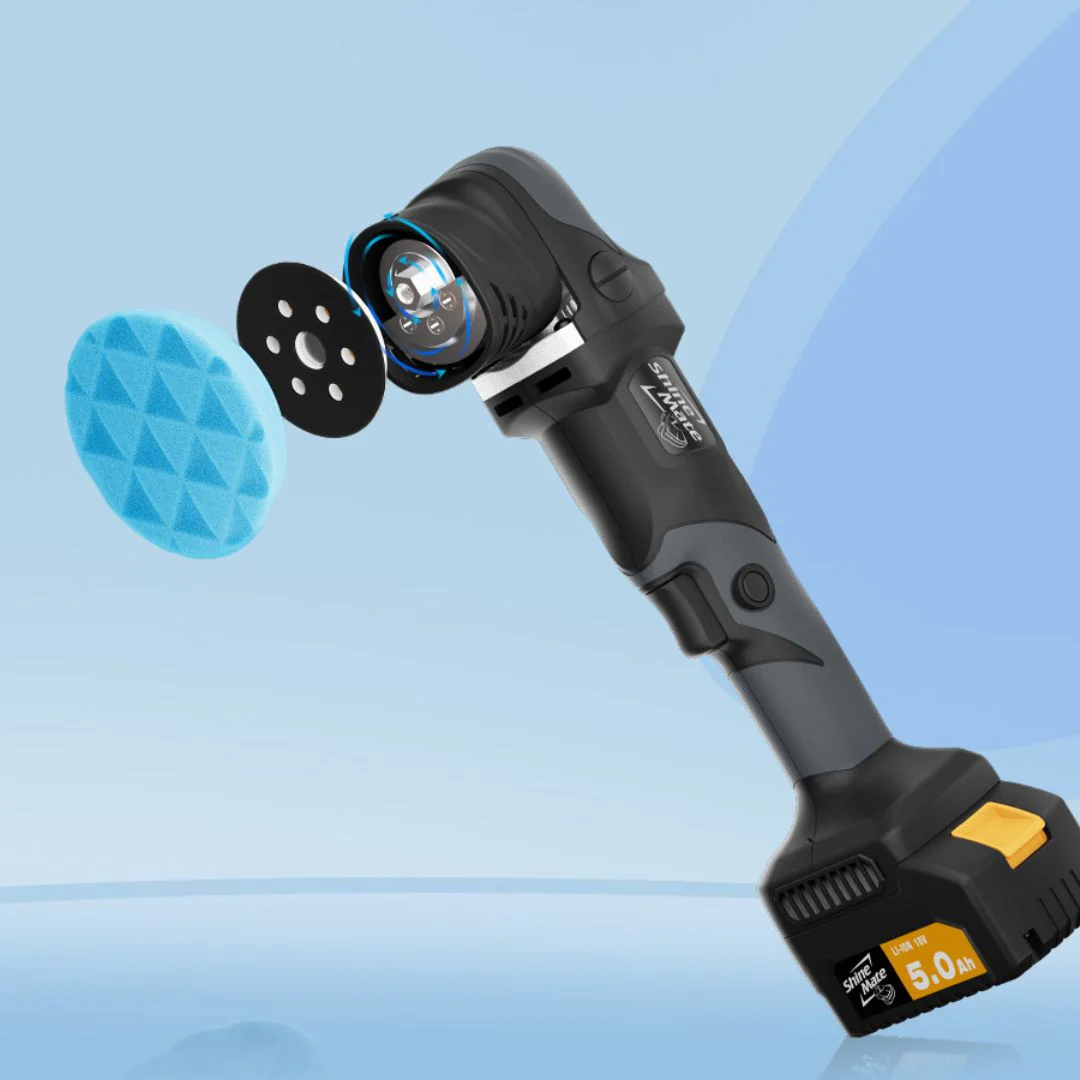 ShineMate EB351-3/12 Cordless Orbital Polisher Kit - Image 5