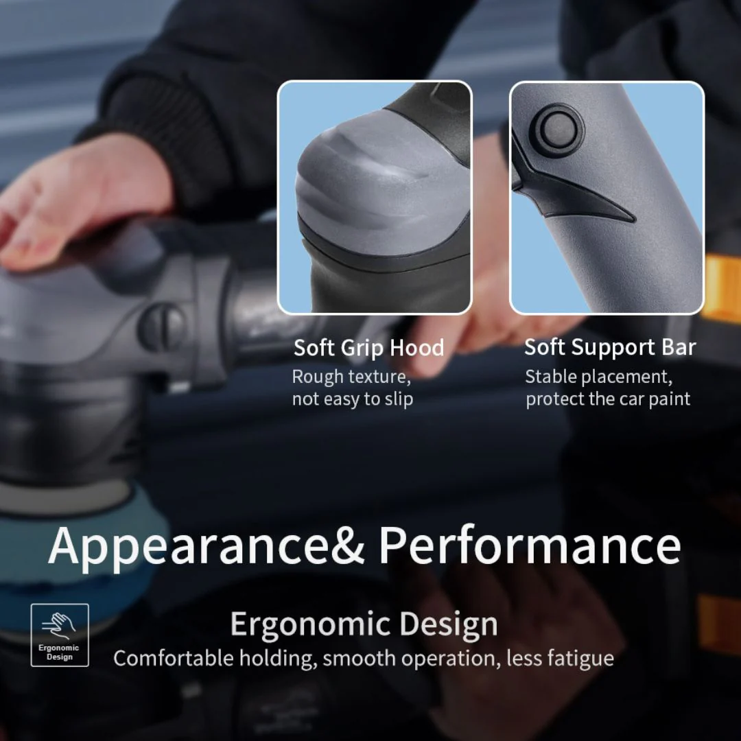 ShineMate EB351-3/12 Cordless Orbital Polisher Kit - Image 7