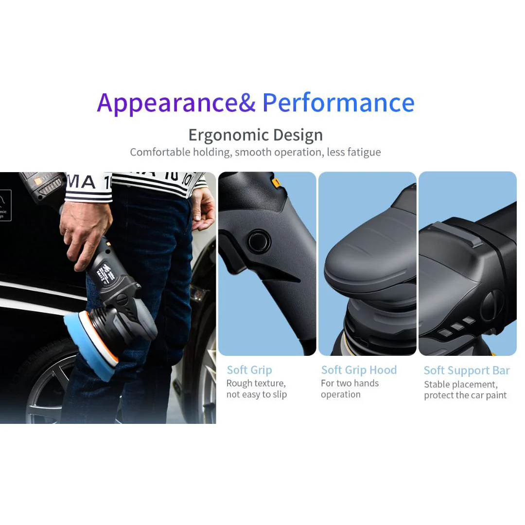 ShineMate EB351-5/12 Cordless Orbital Polisher Kit - Image 11