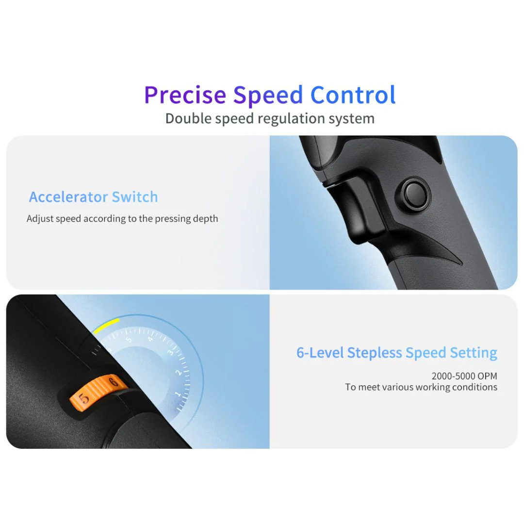 ShineMate EB351-5/12 Cordless Orbital Polisher Kit - Image 7