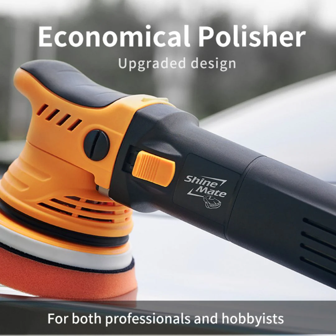 ShineMate ERO600 G2 - 9mm Dual Action Polisher with free pad - Image 4