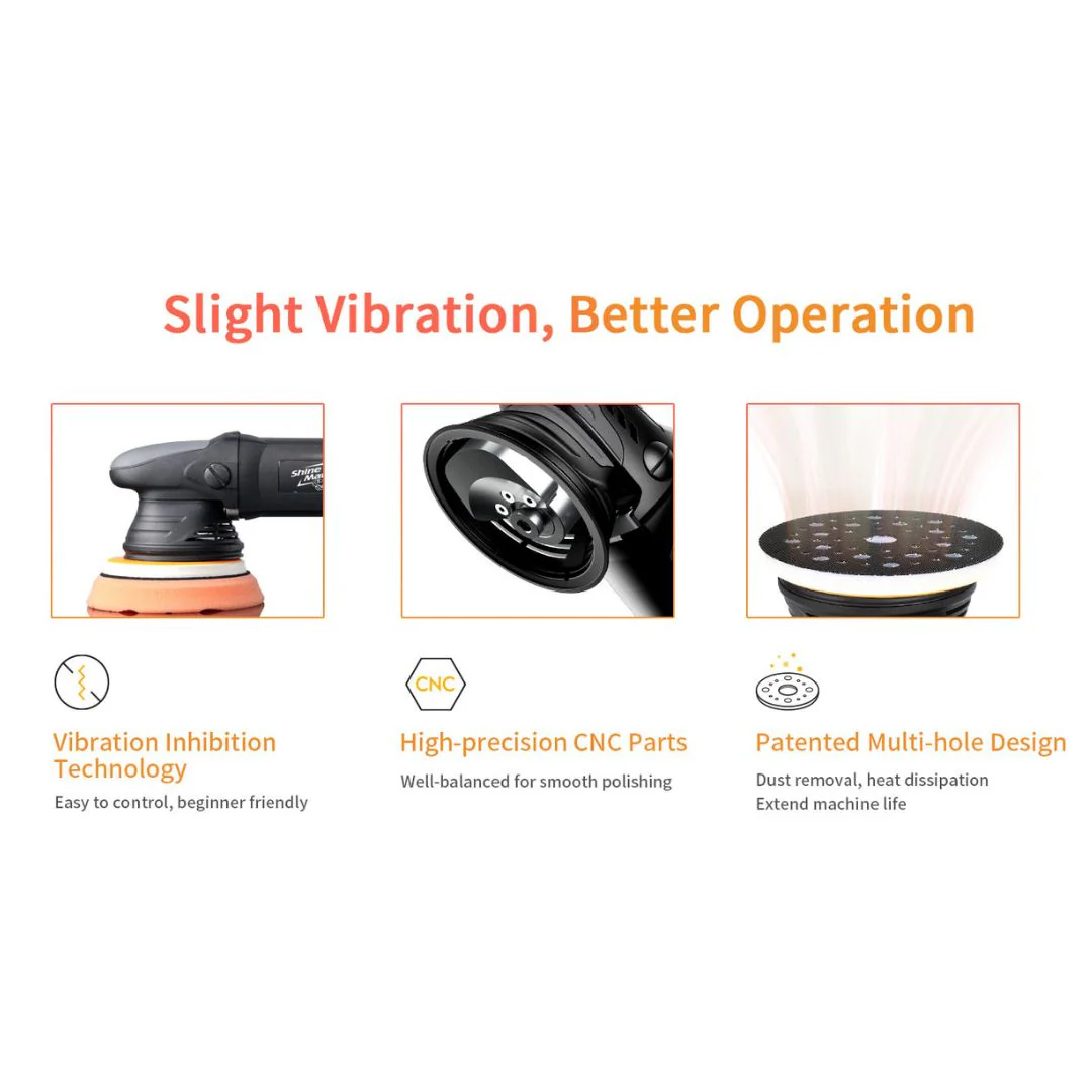 ShineMate EX620 - 21mm Dual Action Polisher 6" - Image 14