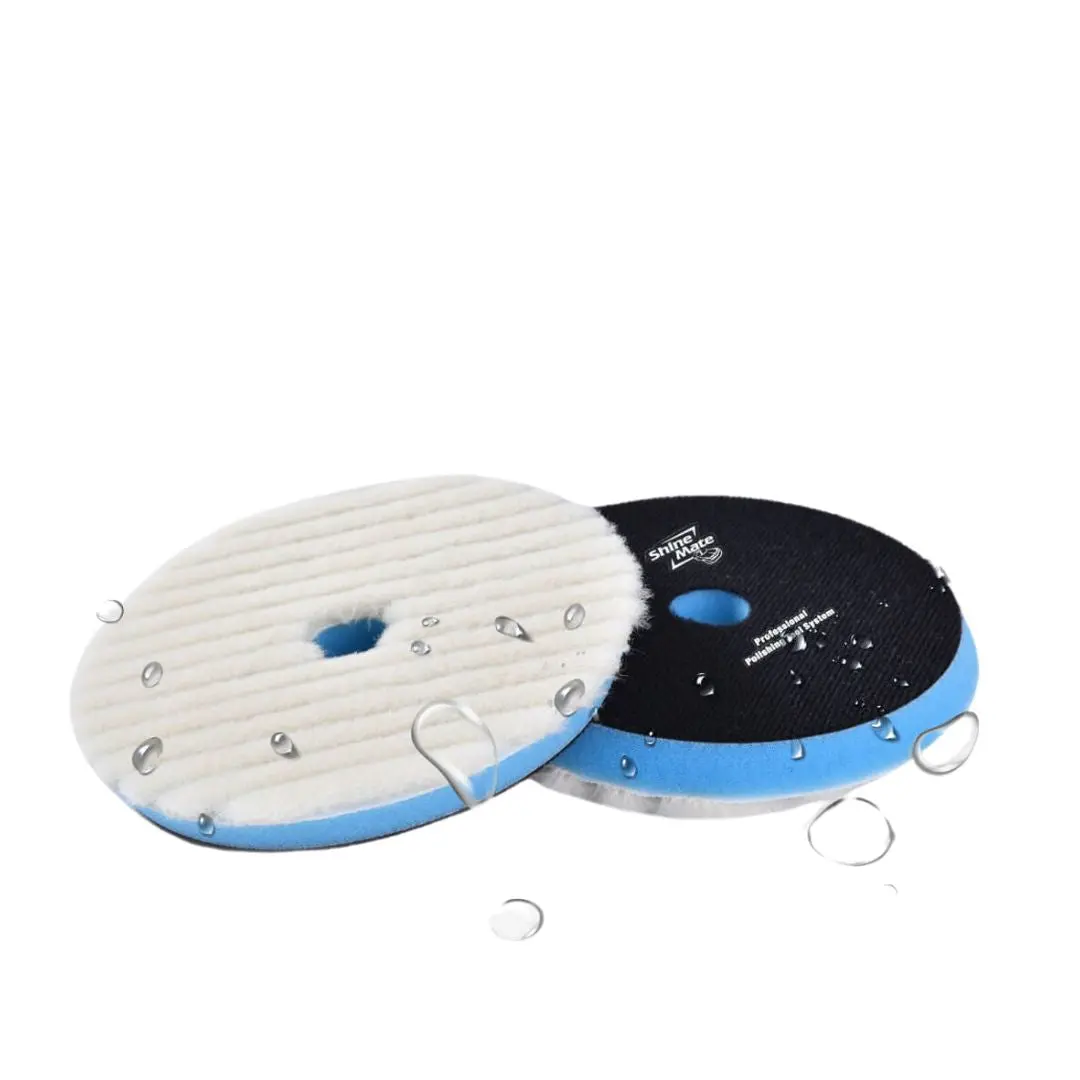 ShineMate Heavy Cut Wool Pad 6" Short-Nap Striped T140 - Image 6