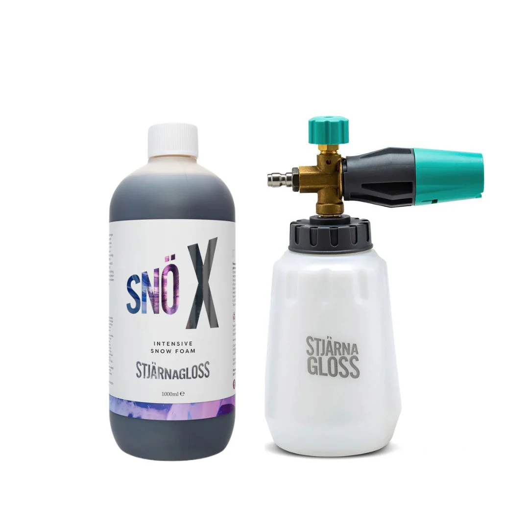 Stjarnagloss Snöstorm Foam Lance + Snö X Hyper Strength Snow Foam Bundle