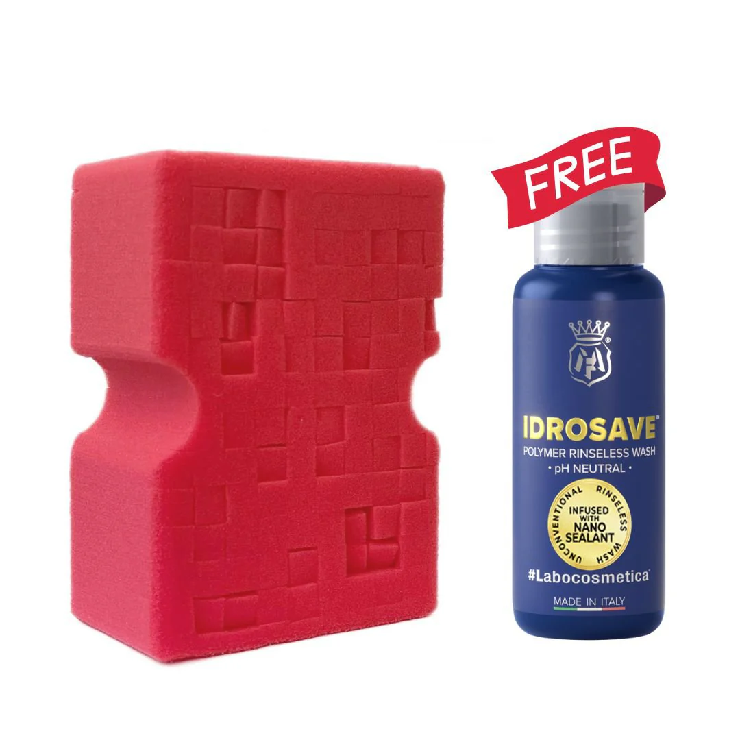 The Rag Company Big Red Sponge for Rinseless Wash