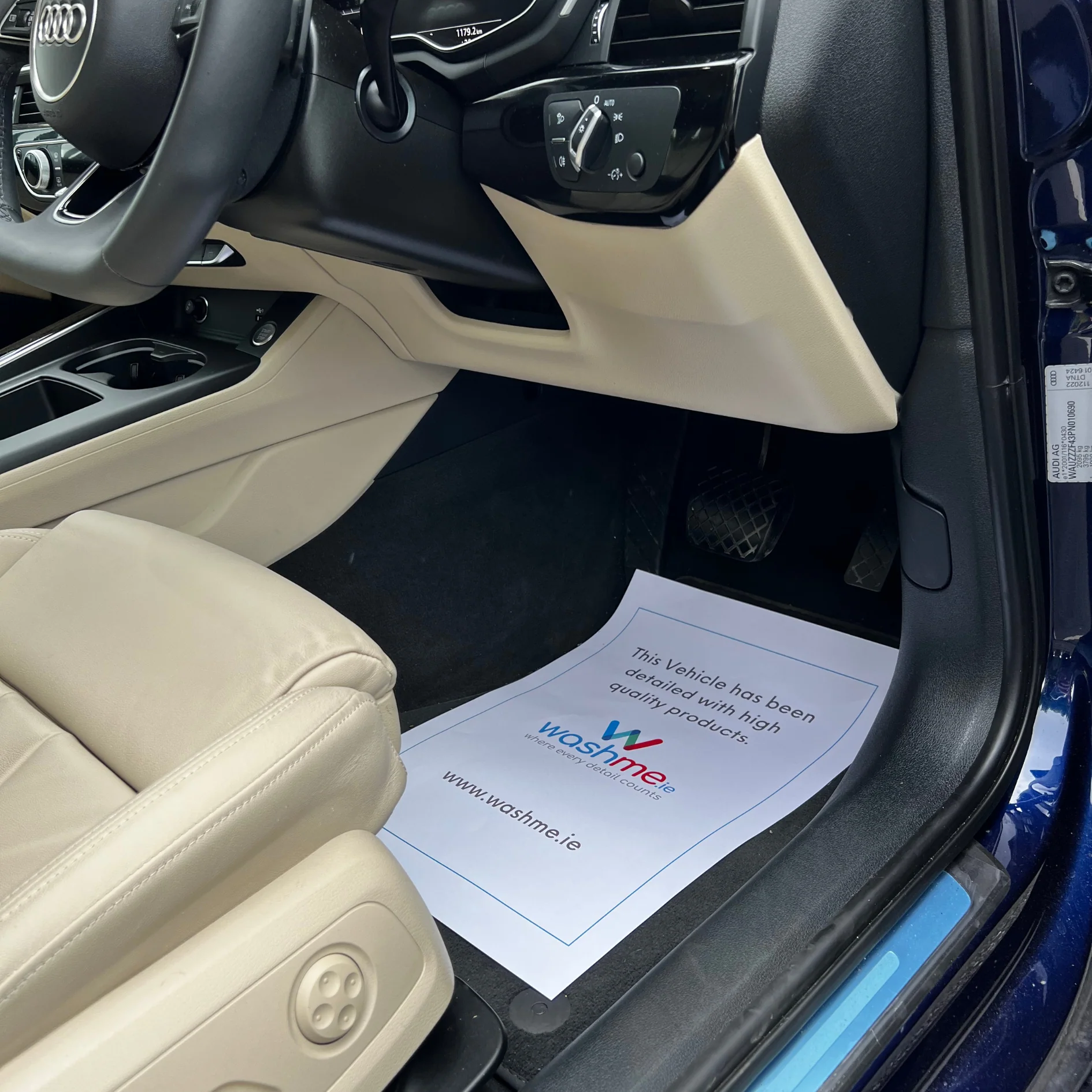 washme.ie Paper Valet Floor Mats (100% recycled 120g paper) - Image 3