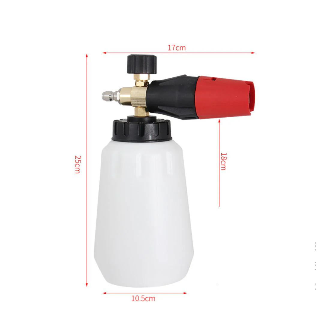 WashMe Red Snow Foam Lance Hydro 360 V2 - 1/4" Quick Release - Image 4