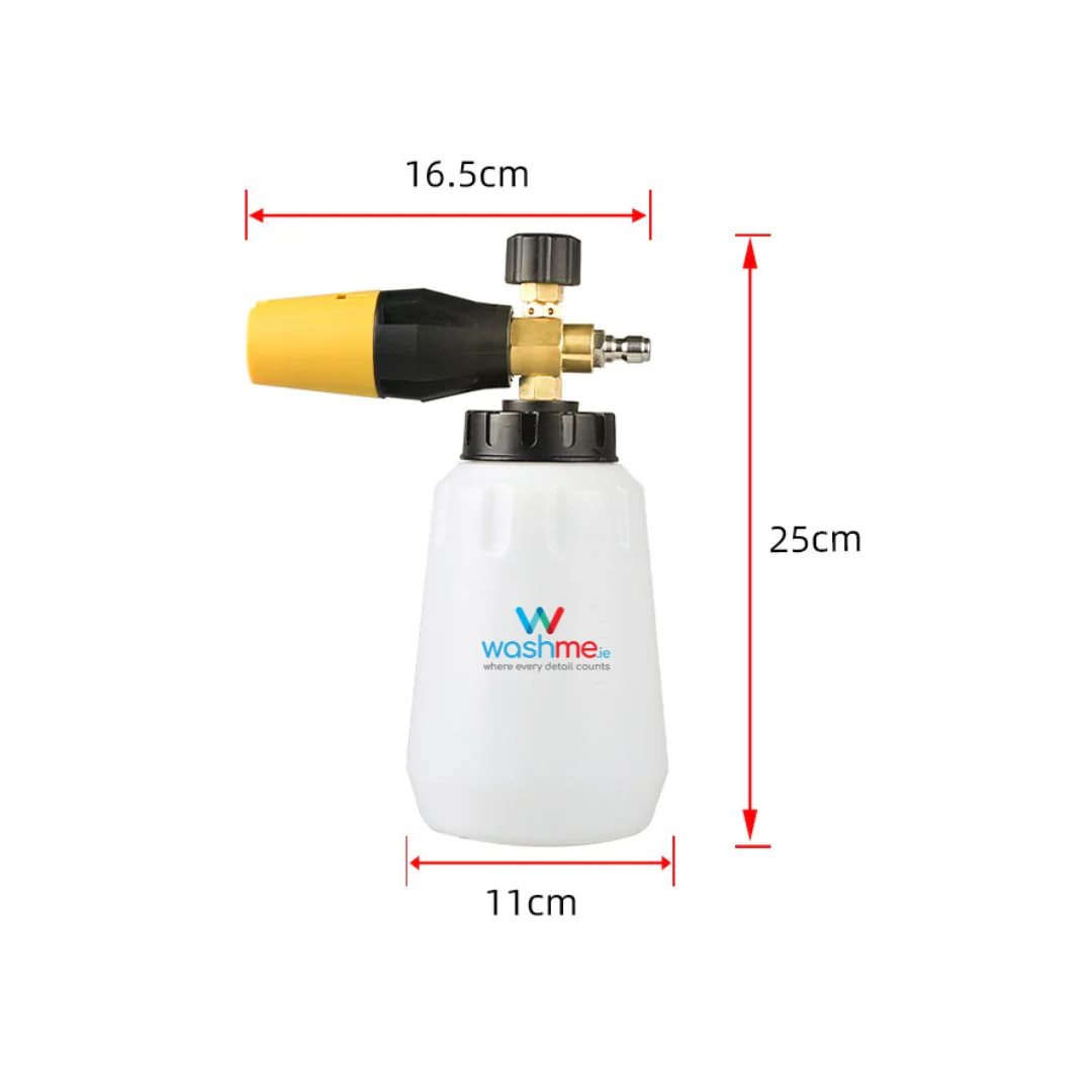 WashMe Yellow Snow Foam Lance Hydro 360 V2 - 1/4" Quick Release - Image 4
